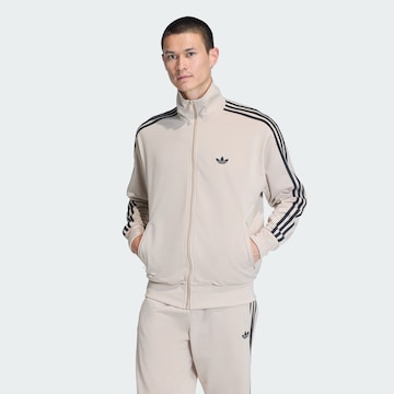 Veste de survêtement 'Firebird' ADIDAS ORIGINALS en beige : devant
