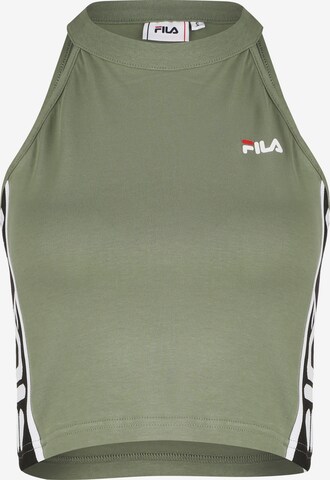 T-shirt fonctionnel FILA en vert : devant