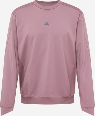 ADIDAS PERFORMANCE Athletic Sweatshirt in Purple: front