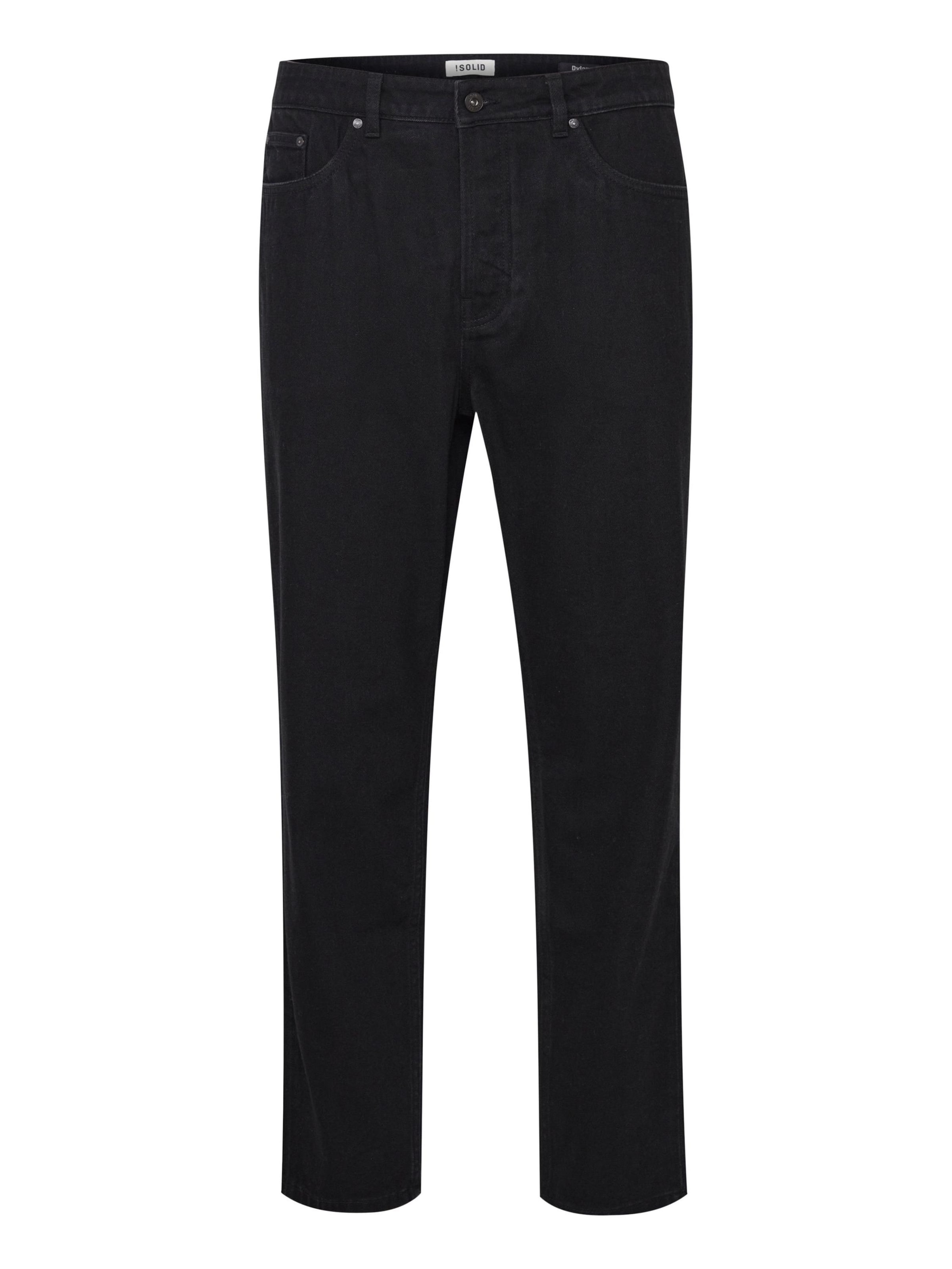 !Solid Tapered Jeans ' SDCARSON DYLAN ' in Black: front