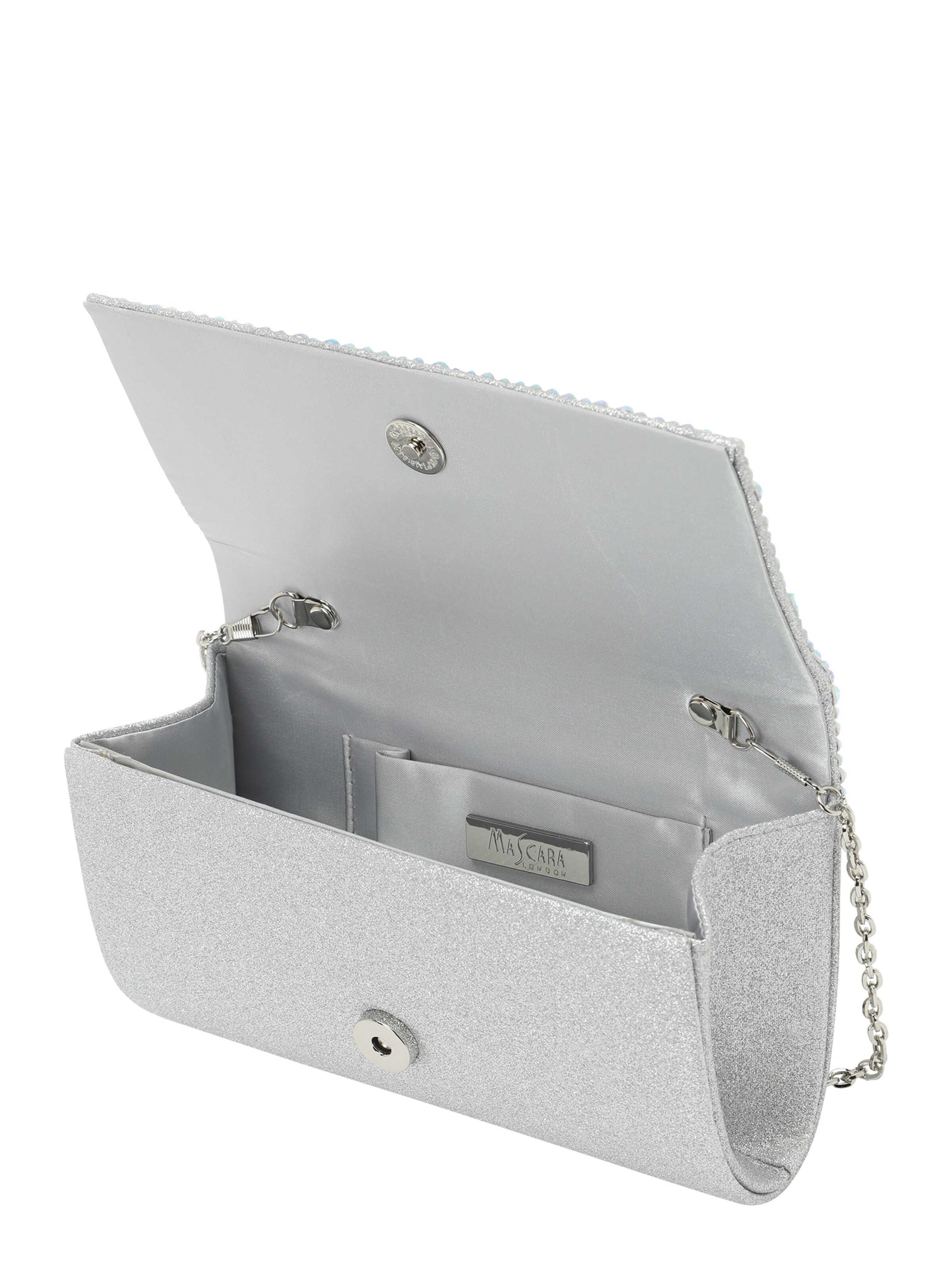 Pochette mascara en argent