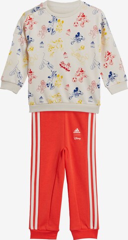 ADIDAS PERFORMANCE Tracksuit 'Disney Mickey Mouse' in White: front