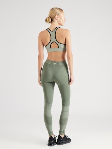 Hummel Skinny Sportbyxa 'First' i grön