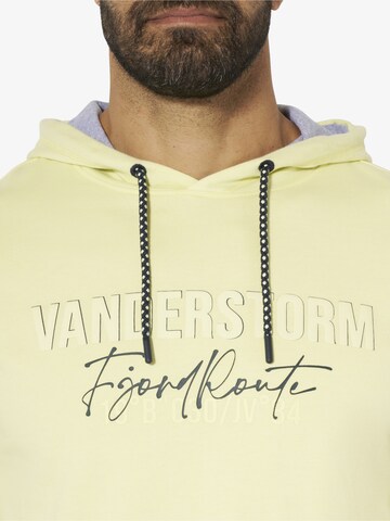 Jan Vanderstorm Sweatshirt 'Ledvor' in Yellow