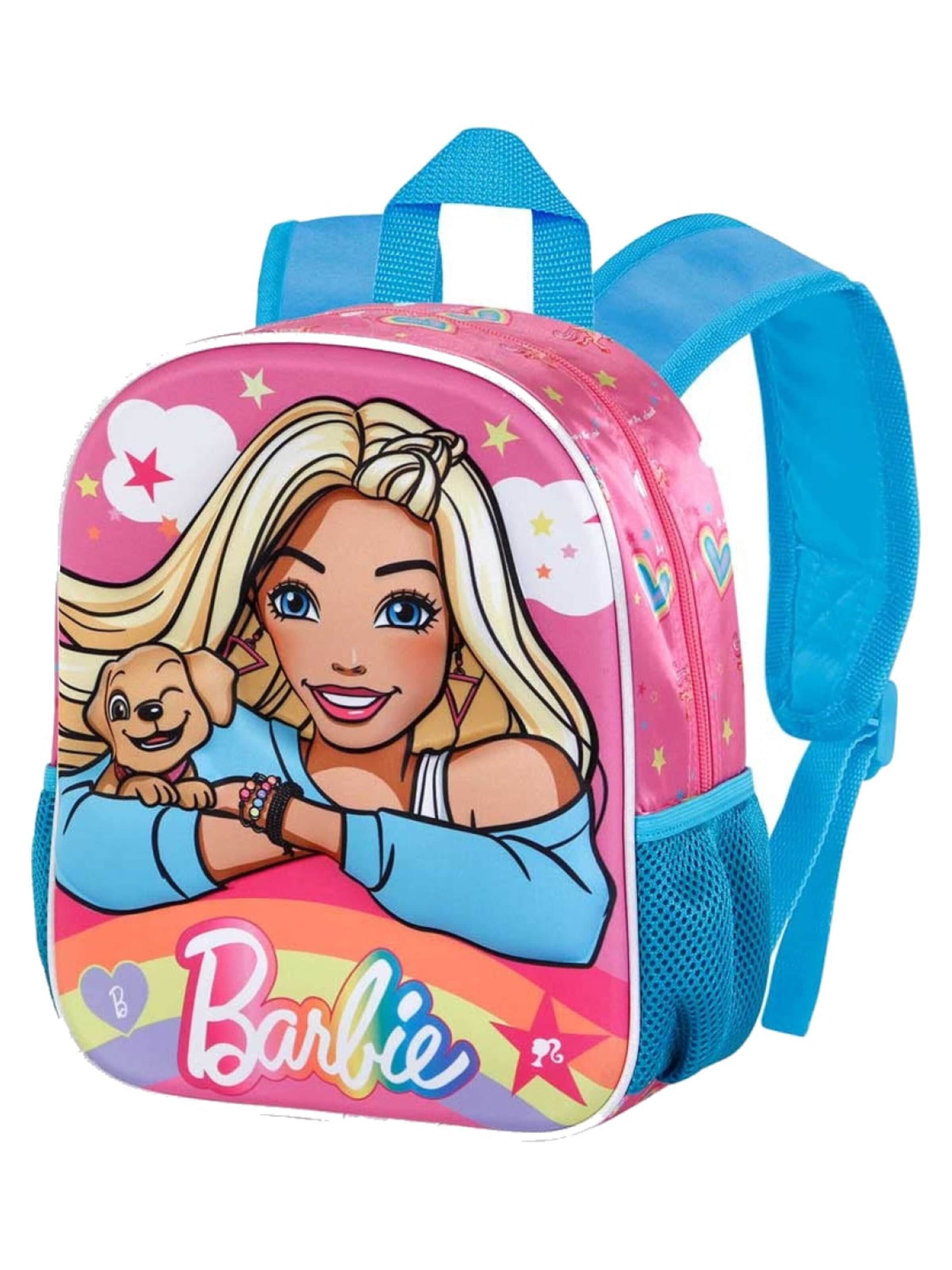BARBIE Backpack 'Barbie Rugzak 3D Meisjes Rugtas Hoogte 31cm' in Mixed colours