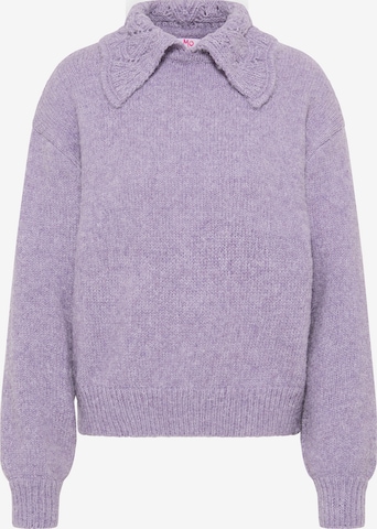 Pull-over MYMO en violet : devant