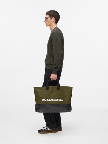 zaļš Karl Lagerfeld "Shopper" tipa soma