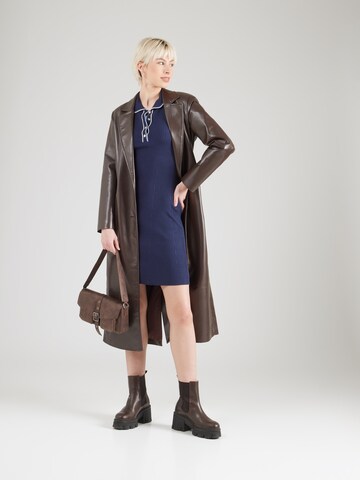 GUESS Úpletové šaty 'THALIA' – modrá