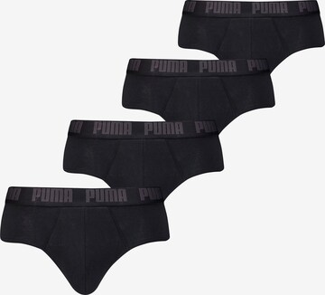 Slip PUMA en noir : devant