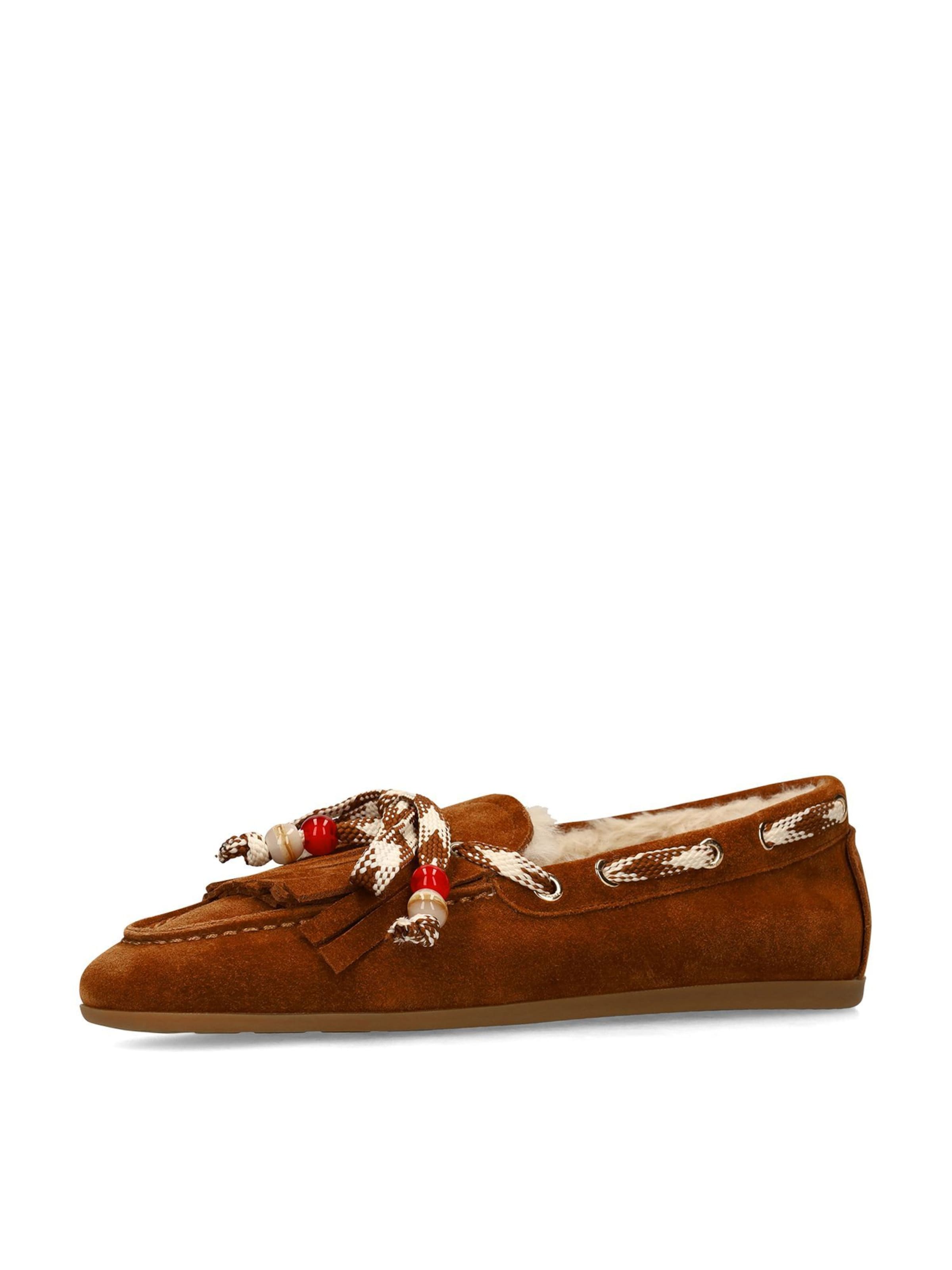 Mocassin MANFIELD en marron : devant