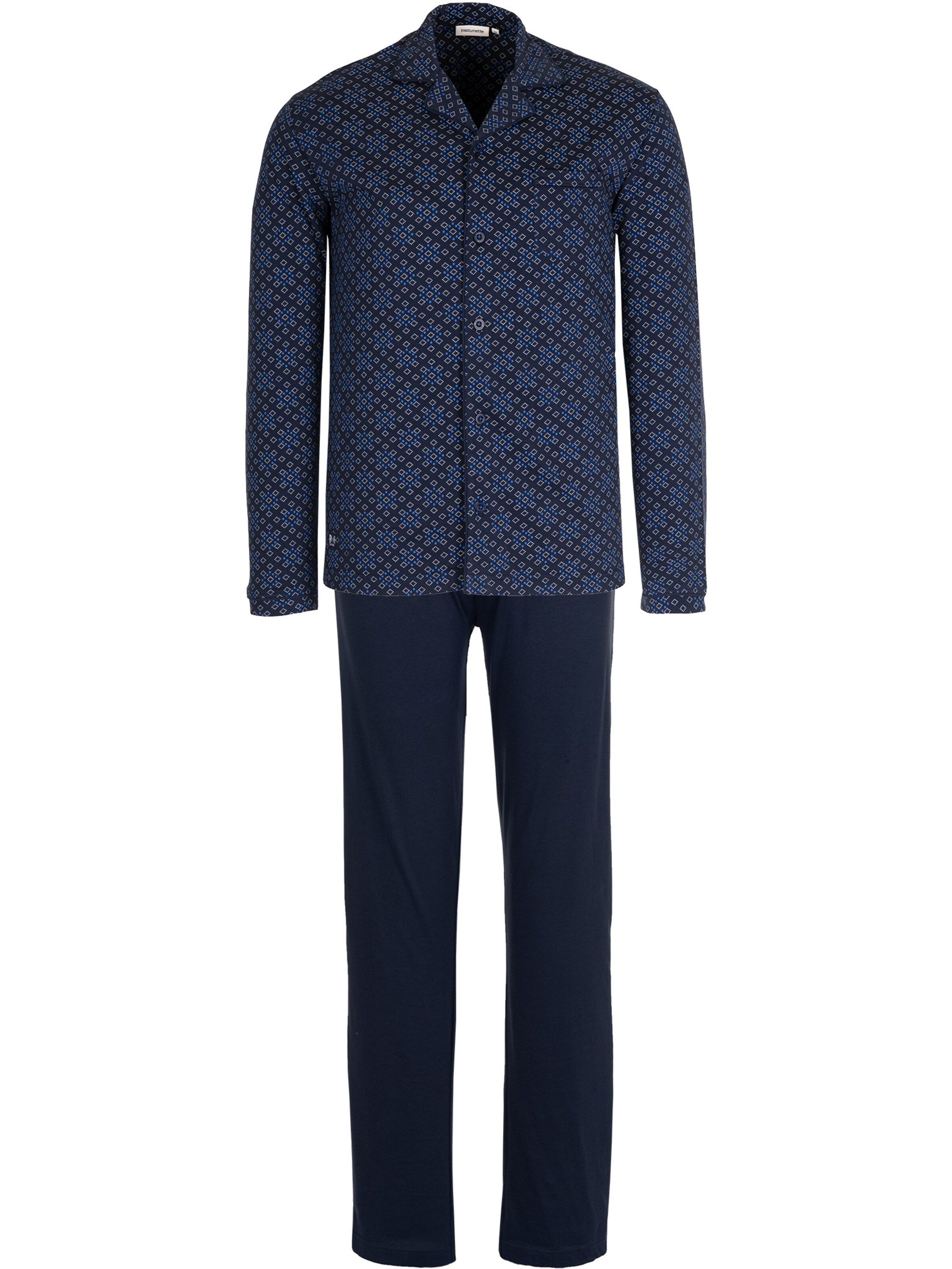 Pastunette Pyjama lang in Blauw: voorkant