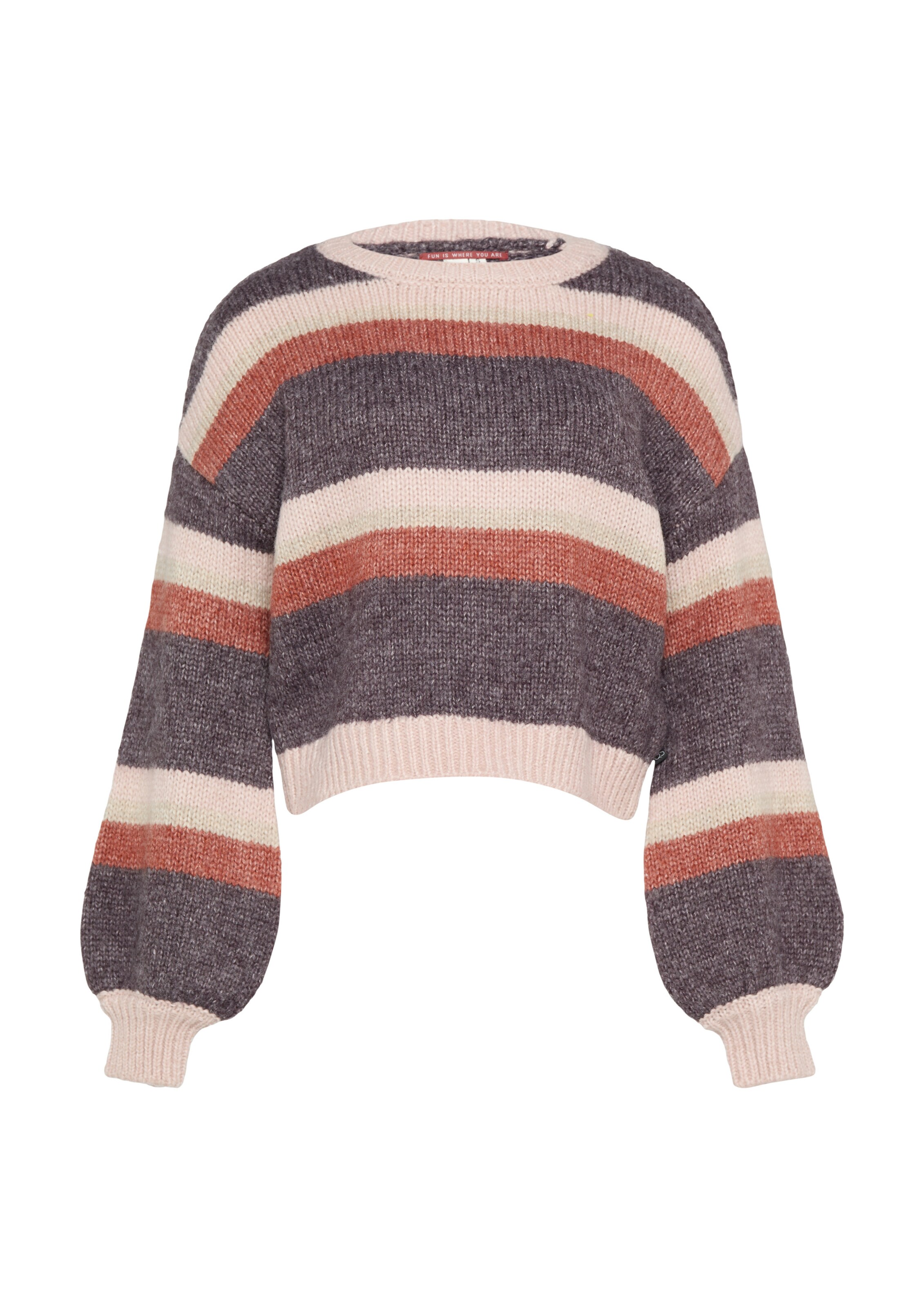 Pull-over QS en mélange de couleurs : devant