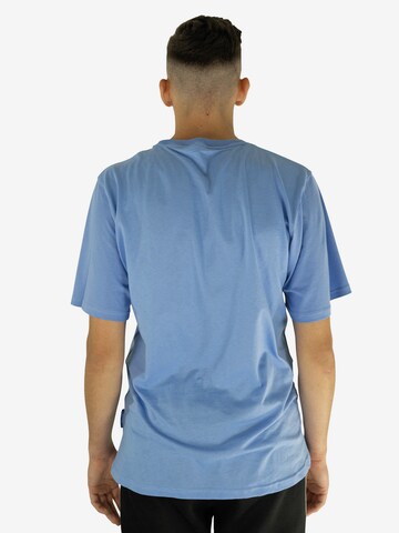 Qualle T-Shirt 'Streetwear Respekt' in Blau