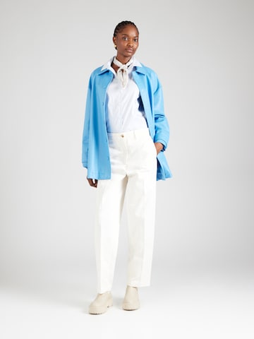TOMMY HILFIGER Loosefit Pressveckad byxa i vit