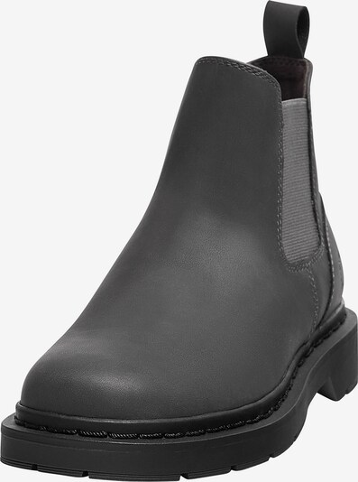 Pull&Bear Chelsea Boots en gris foncé, Vue avec produit