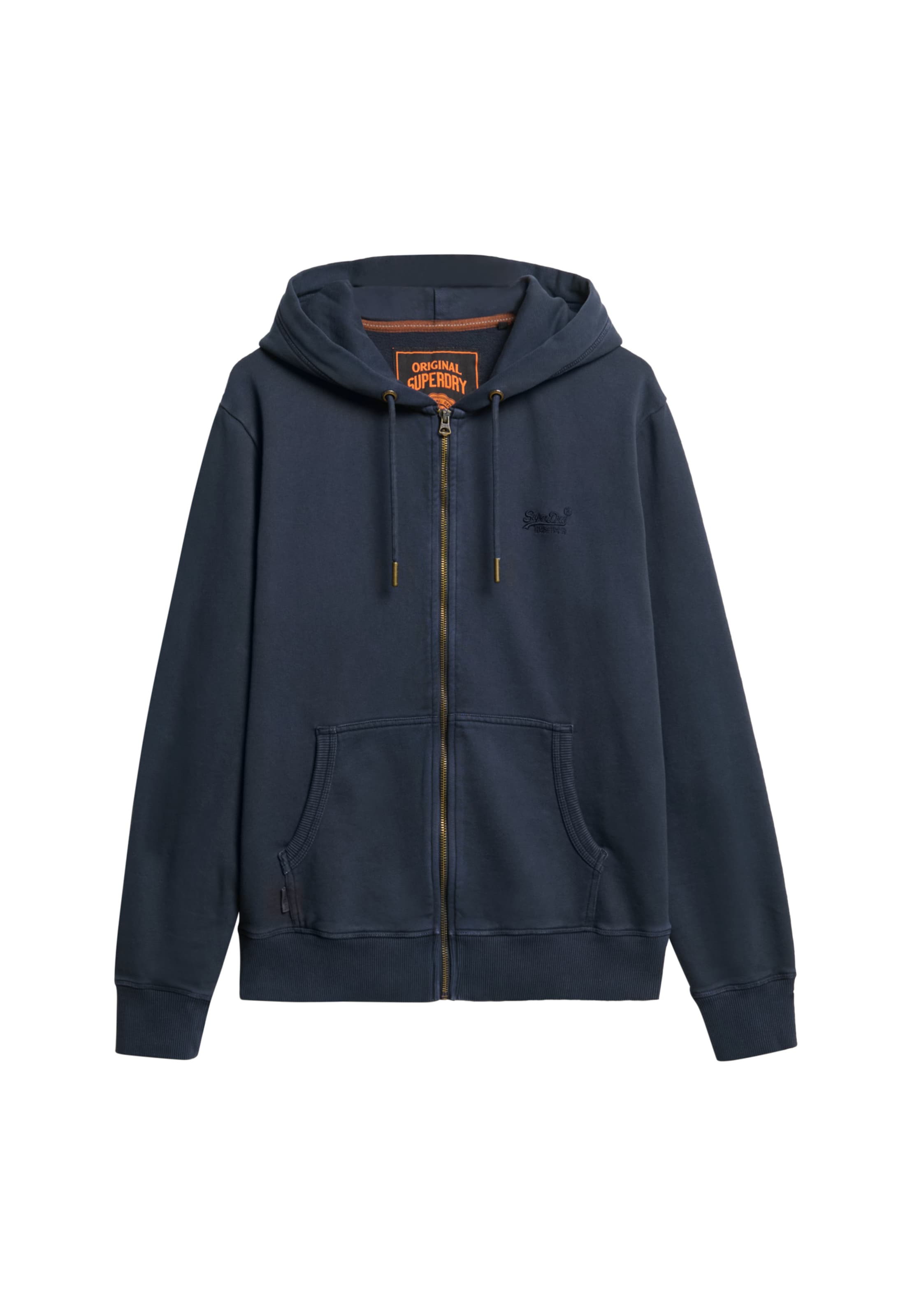 Veste de survêtement 'Essential' Superdry en bleu : devant