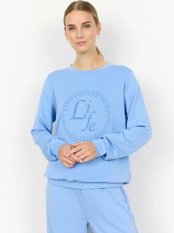 Pull-over Soyaconcept en bleu : devant