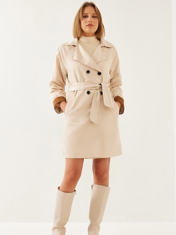 Bianco Lucci Tussenmantel in Beige