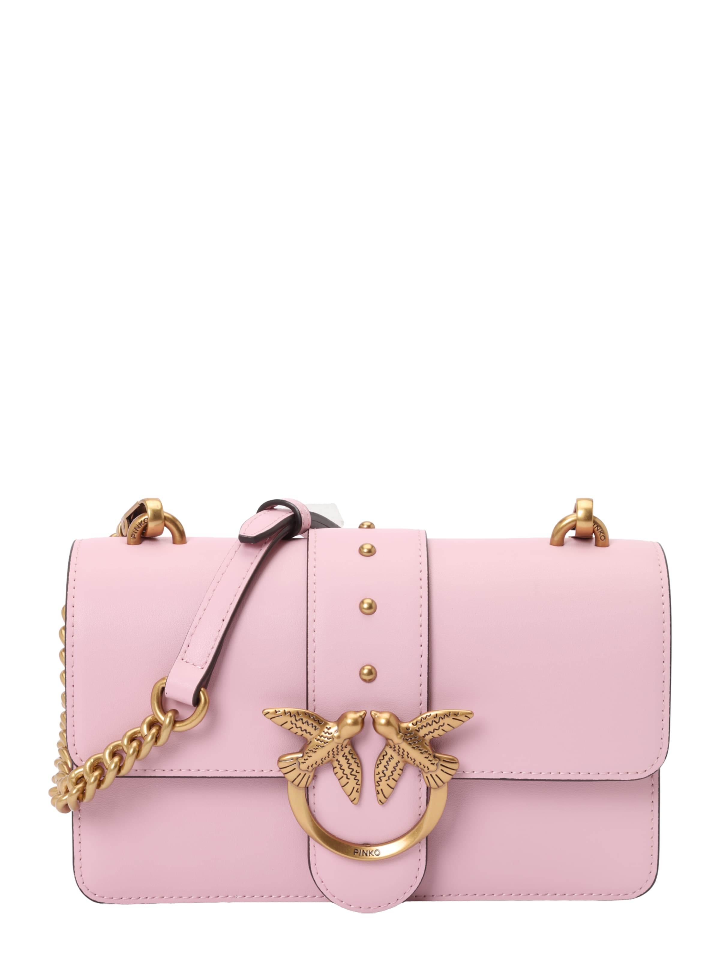PINKO Válltáska 'Love' - rózsaszín: elől