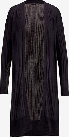 MIAMODA Knit Cardigan in Black: front