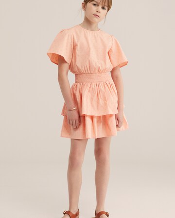 WE Fashion Kleid in Orange