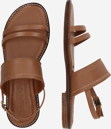 Marc O'Polo Sandals 'Babett 1A' in Brown