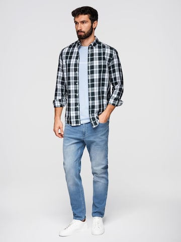 Ombre Regular Jeans in Blauw