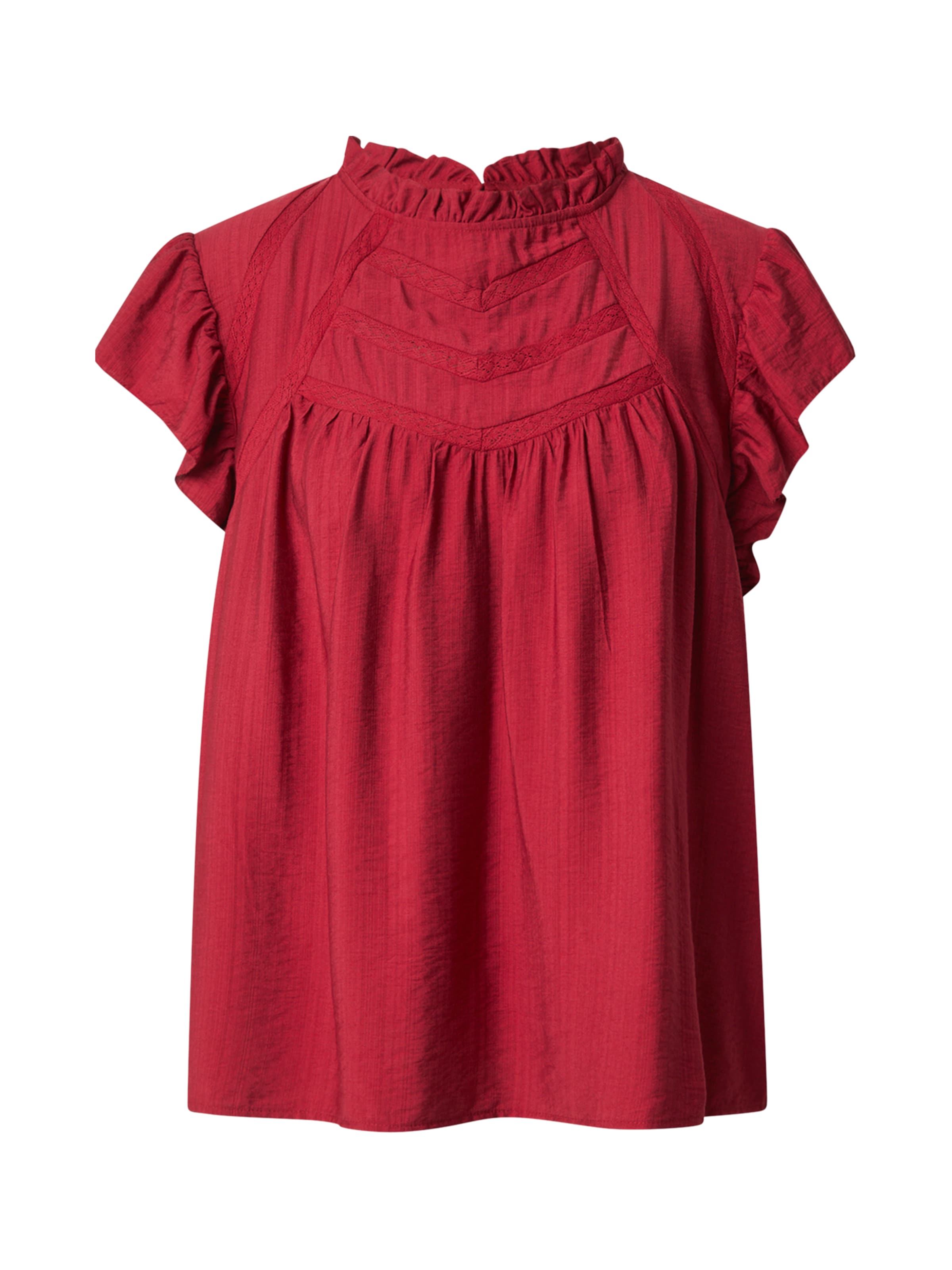 MSCH COPENHAGEN - Blusa 'Peninna' en rojo: frente
