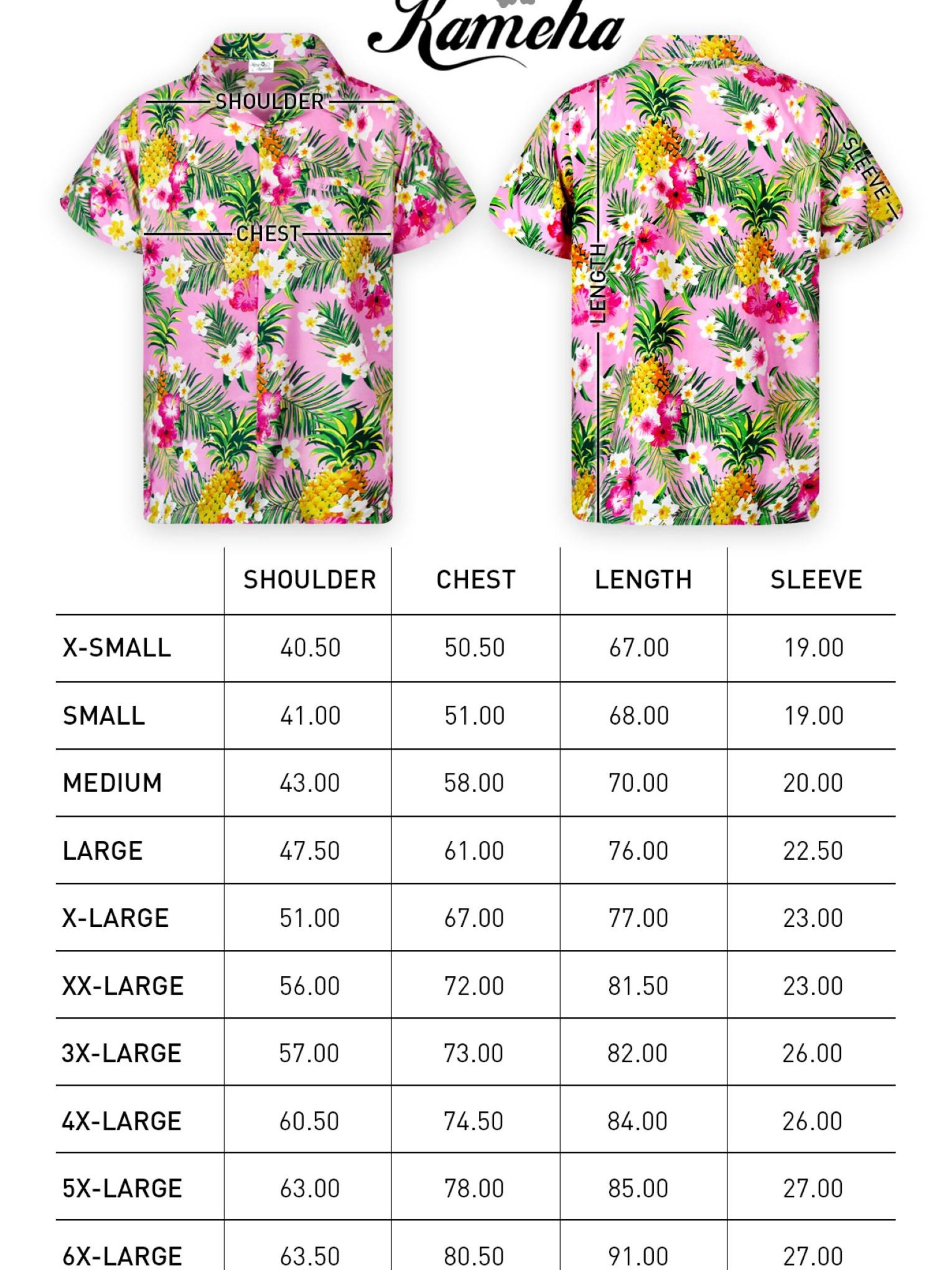 King Kameha Shirt 'Pineapple Flowers' in Pink