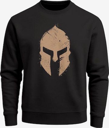 Neverless Sweatshirt 'Sparta 2' in Black: front