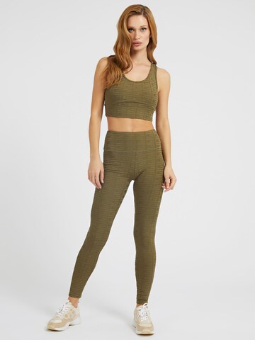 GUESS Slim fit Workout Pants in Green