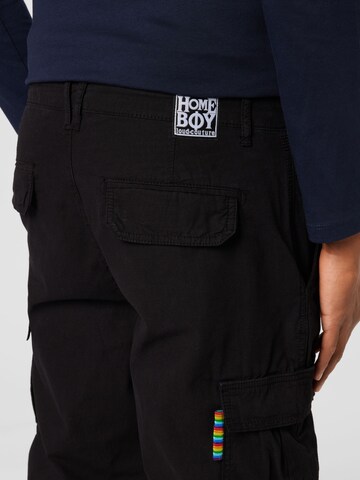 HOMEBOY Tapered Cargo trousers 'x-tra CARGO PANTS' in Black