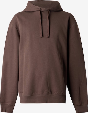 HUGO Sweatshirt 'Dapo' in Brown: front