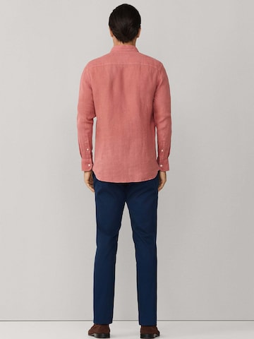 Hackett London Regular Fit Hemd 'Ess' in Rot