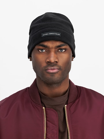 ALPHA INDUSTRIES Sapka - fekete: elől