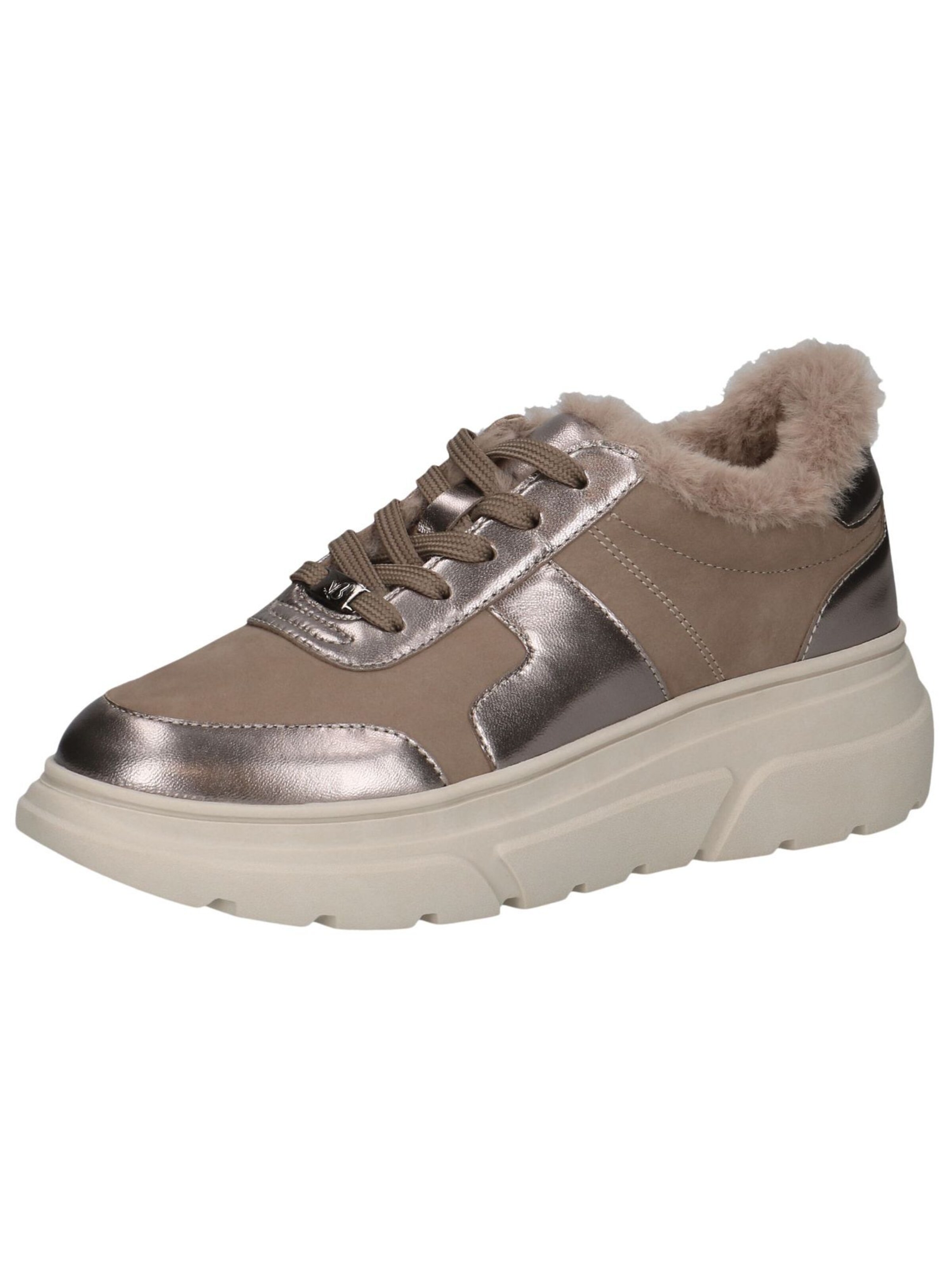 Sneaker bassa di CAPRICE in beige: frontale
