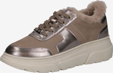 Baskets basses CAPRICE en beige : devant