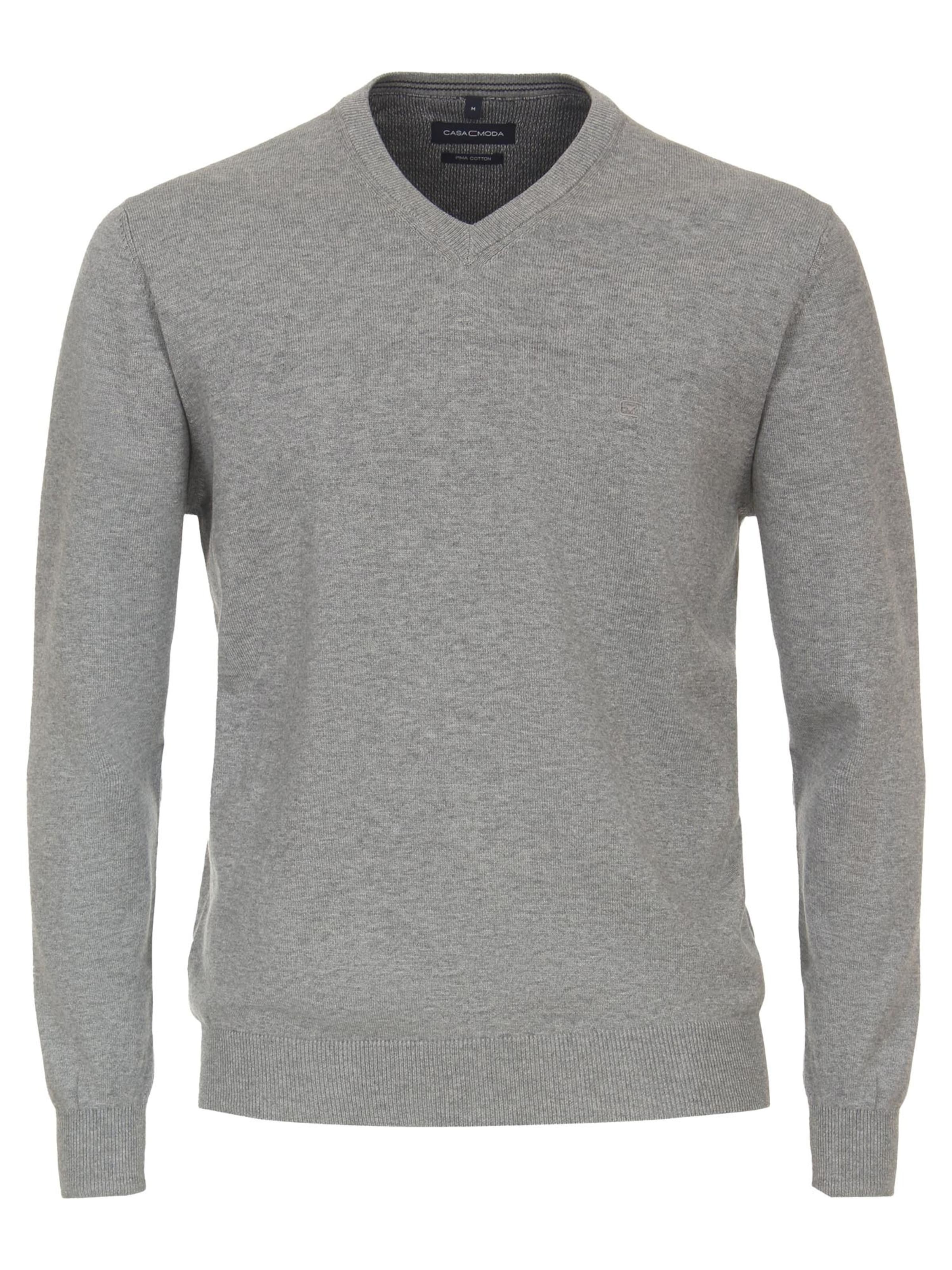 CASAMODA Pullover 'Basic'‌ in Grau: Vorderseite