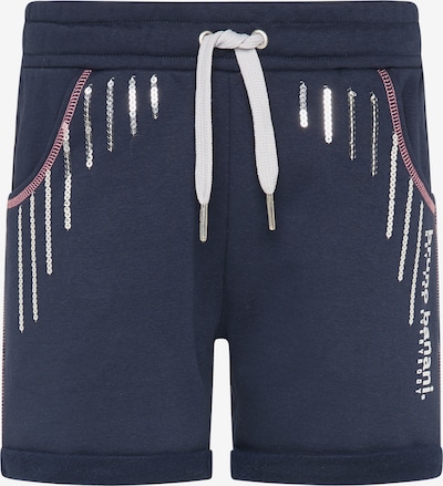 BRUNO BANANI Shorts 'Butler' in marine / hellpink / silber, Produktansicht