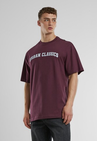 Maglietta di Urban Classics in rosso: frontale