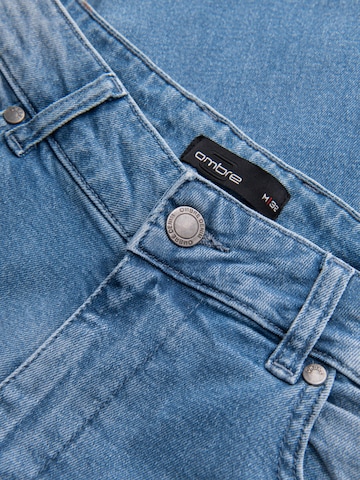 Ombre Regular Jeans in Blauw