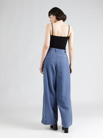 MSCH COPENHAGEN Широкий Брюки со складками 'Frode' в Синий