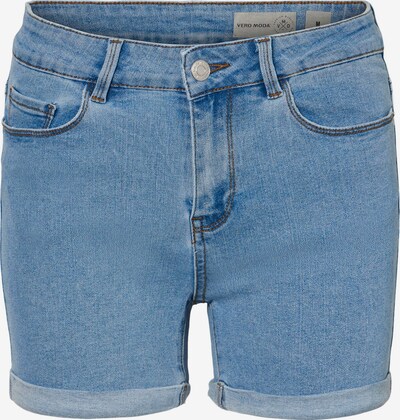 Jeans 'Hot Seven' VERO MODA pe albastru denim / maro, Vizualizare produs