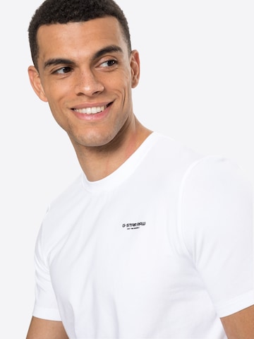 T-Shirt G-Star RAW en blanc