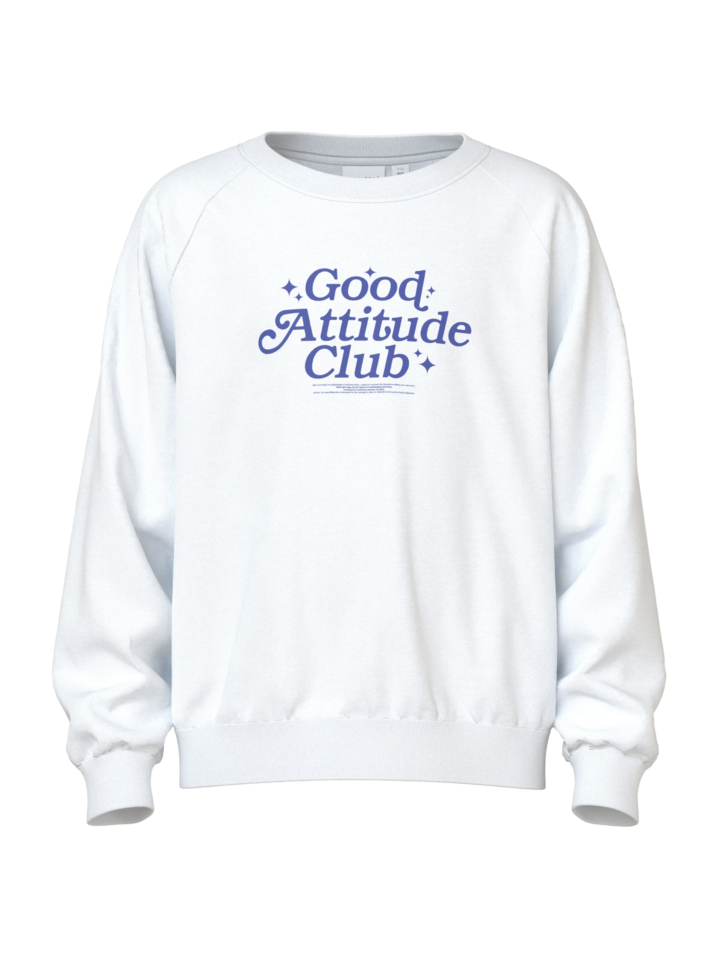 NAME IT Sweatshirt 'NKFVEDA' in White: front