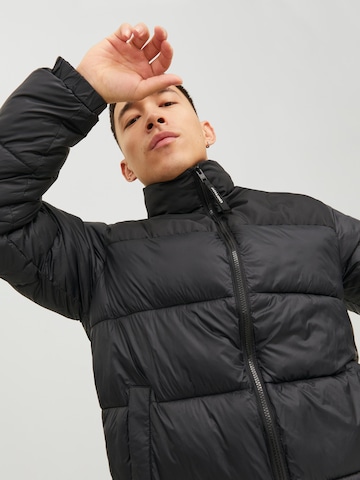 JACK & JONES - Casaco de inverno 'TOBY' em preto