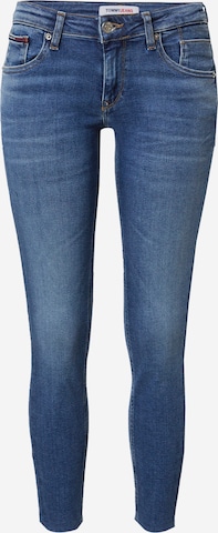 Tommy Jeans - Skinny Calças de ganga 'Scarlett' em azul: frente