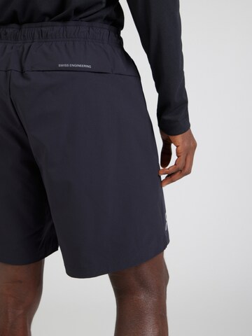 On Loose fit Sports trousers in Black