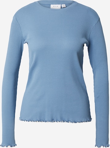 VILA Shirt 'THESSA' in Blauw: voorkant