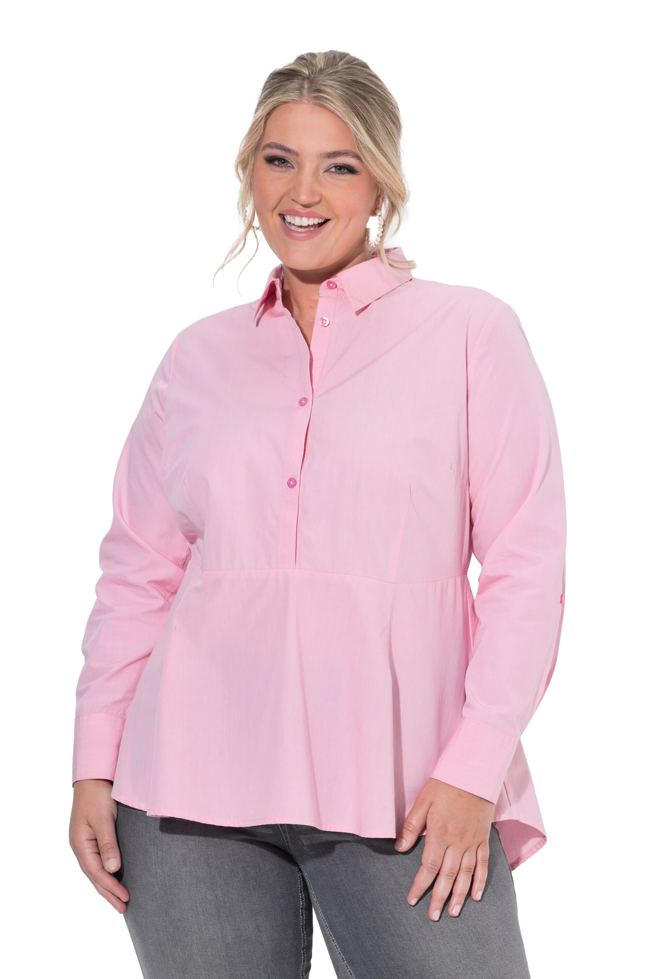 MIAMODA Blouse in Pink: front